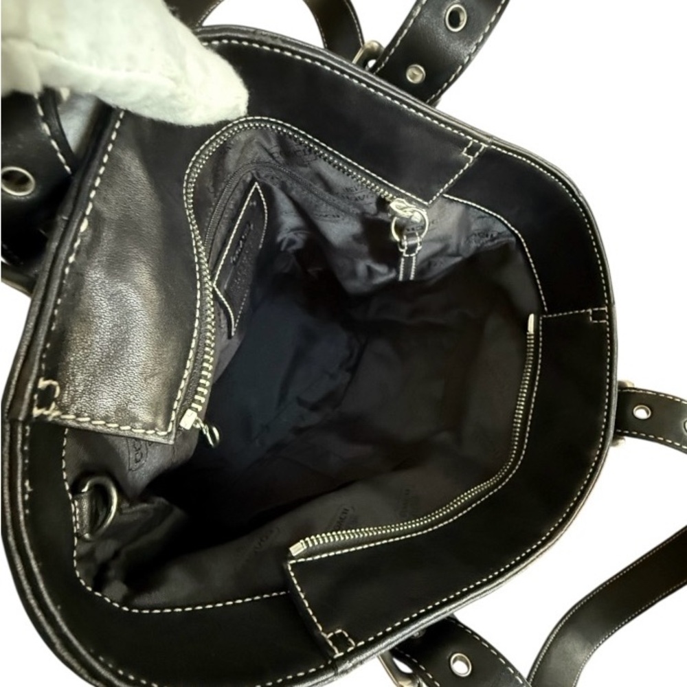 Authentic Coach Hampton Black Leather Tote Bag! - Picture 11 of 16